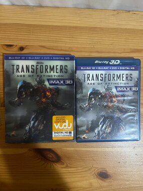 Transformers: Age of Extinction (Blu-ray 3D) W/ Lenticular Slipcover No Digital,